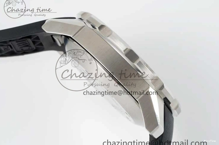 MIROTIME 0228 Premium Aquatimer Automatic SS RSF 1:1 Best Edition White Black Dial on Black Rubber Strap A 7067